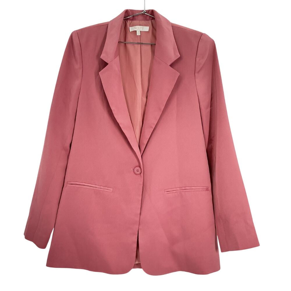 Wayf Chic Pink Boxy Blazer Size XS - Picture 2 of 4
